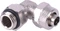 Aquatuning 90° Schlauchanschluss, G1/4" auf 10/8mm, vernickelt Vorschaubild