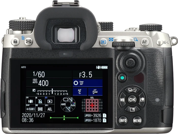 Pentax K-3 III silber Body Kit