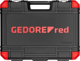 Gedore red R46003232 Bitset/Steckschlüsselsatz inkl. Koffer, 232-tlg.