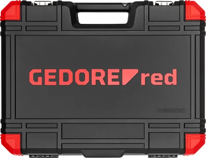 Gedore red R46003232 Bitset/Steckschlüsselsatz inkl. Koffer, 232-tlg.