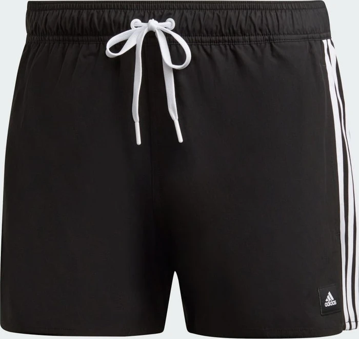 adidas 3-Streifen CLX Badeshorts schwarz/weiß (Herren)