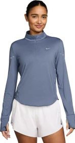 Nike Swift Dri-FIT UV 1/4-Zip Laufshirt langarm world indigo (Damen)