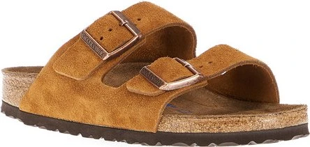 Birkenstock Arizona Veloursleder mink (Damen)