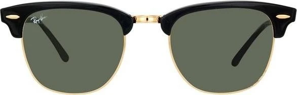 Ray-Ban RB3016 Clubmaster Classic 49mm schwarz-gold/grün