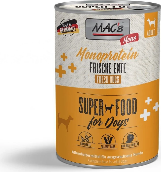 MAC's Dog Mono Sensitive Ente, 2.40kg (6x 400g)