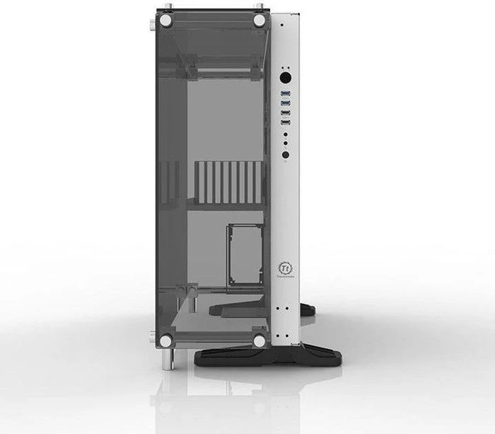 Thermaltake Core P5 Tempered Glass Snow Edition weiß, Glasfenster