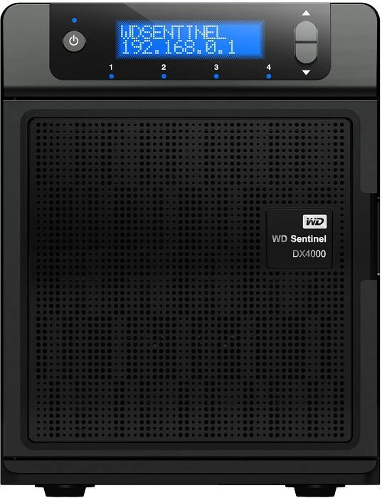 Western Digital Sentinel DX4000 4TB, 2GB RAM, 2x RJ-45 1000Base-T, 2x USB-A 3.0