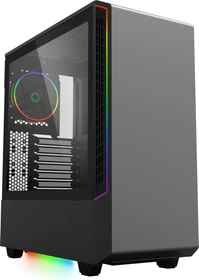 GameMax Panda, schwarz, Glasfenster (GMX-PANDABLACK)