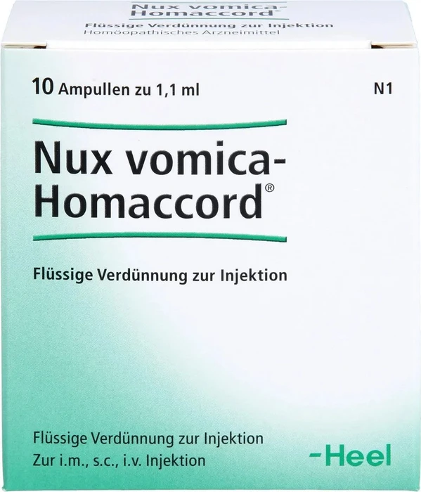 Heel Nux Vomica Homaccord Ampullen, 10 Stück