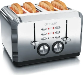 Arendo 304307 Breakfast X2 Toaster silber
