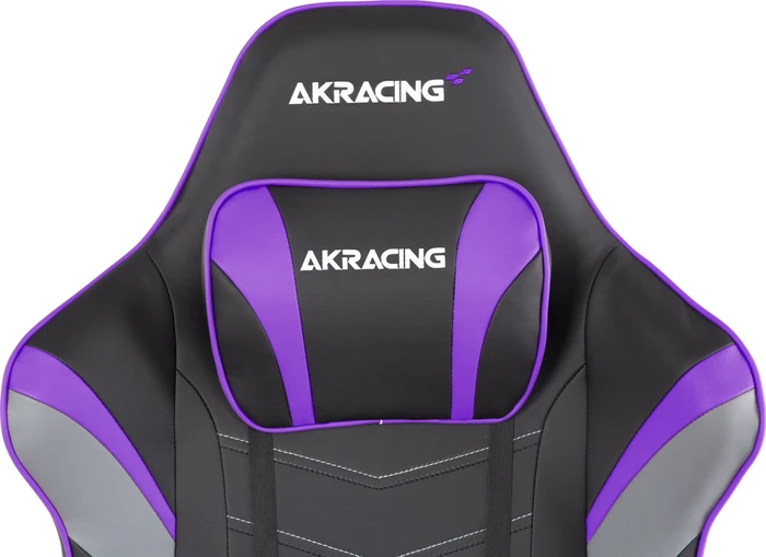 AKRacing Master Max Gamingstuhl, schwarz/grau/violett