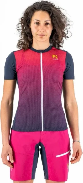 Karpos Verve Evo Trikot kurzarm ombre blue/cabaret (Damen)