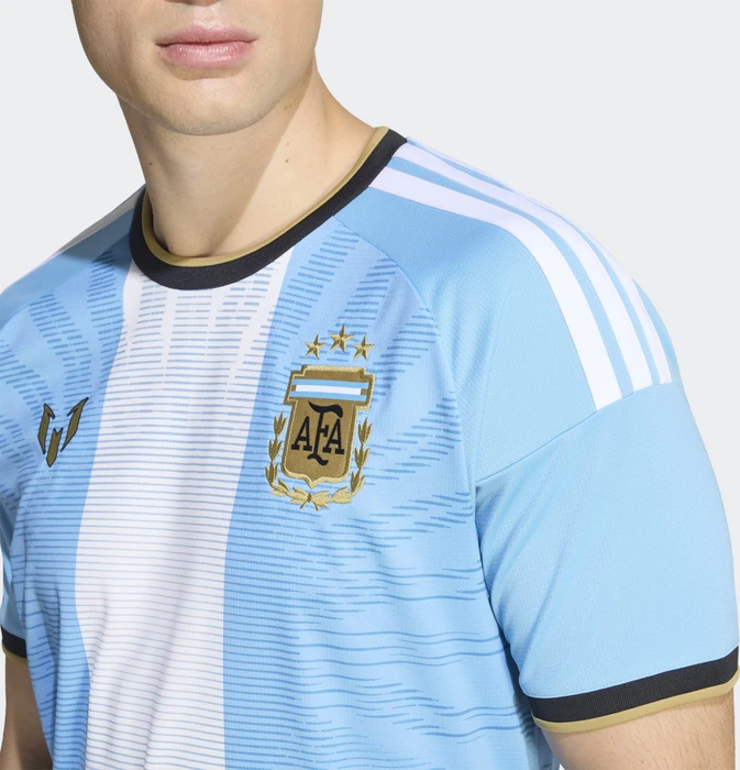 adidas Argentinien Messi 26 Trikot kurzarm light blue (Herren)