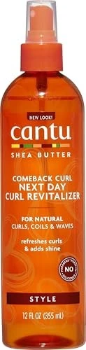 Cantu Shea Butter Natural Hair Comeback Curl Next Day Curl Revitalizer, 355ml