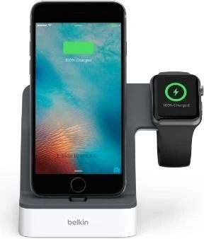 Belkin PowerHouse Ladestation für Apple Watch und iPhone weiß