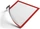 Durable Duraframe Magnetic Schutzrahmen, A4, rot, 5 Stück (486903)