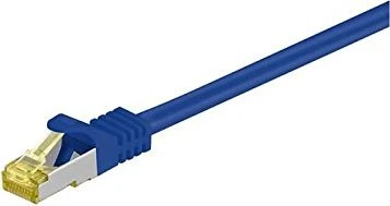 goobay Patchkabel, Cat7/Cat6a, S/FTP, RJ-45/RJ-45, 0.5m, blau