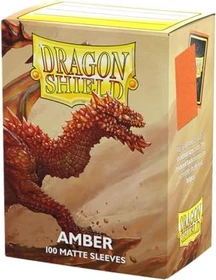 Dragon Shield Matte Sleeves Standard amber, 100 Stück