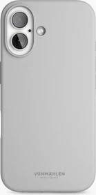 Vonmählen Soft Silicone Case für Apple iPhone 16 Light Gray