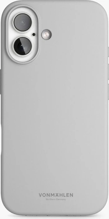 Vonmählen Soft Silicone Case für Apple iPhone 16 Light Gray