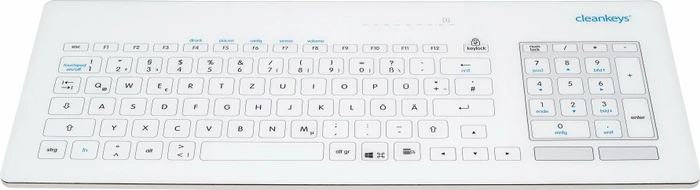 GETT InduKey KR26202 Cleankeys CK5, Touchpad, weiß, USB, DE