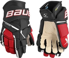 Bauer Supreme M5Pro Intermediate Handschuh schwarz/rot