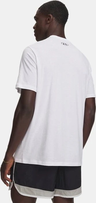 Under Armour Sportstyle Left Chest Funktionsshirt kurzarm weiß (Herren)