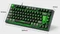 nerdytec Cykey QMK/VIA Gaming Keyboard, 75%, schwarz/transluzent, LEDs RGB, hot-swap, Gateron G Pro 3.0 YELLOW, USB, DE Vorschaubild