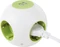 REV Ritter PowerGlobe Steckdosenwürfel, 4-fach, 2x USB, 1.4m, weiß/grün Vorschaubild