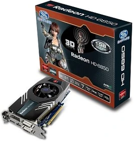 Sapphire Radeon HD 6850, 1GB GDDR5, 2x DVI, HDMI, DP, full retail