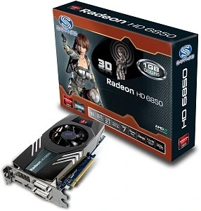 Sapphire Radeon HD 6850, 1GB GDDR5, 2x DVI, HDMI, DP, full retail