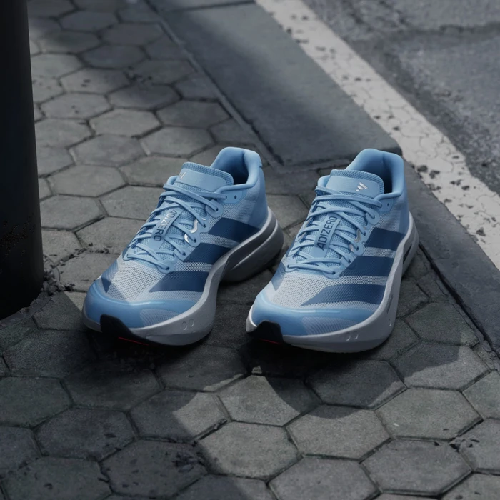 adidas Adizero Boston 13 clear sky/steel rw/silver metallic (Damen)