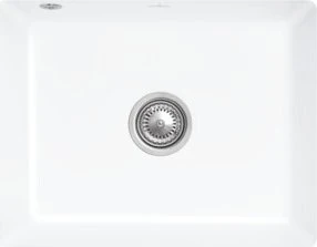 Villeroy & Boch Subway 60 SU Unterbau Becken mittig mit Ablauffernbedienung pure black