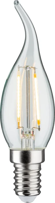 Paulmann Filament LED Kerze Windstoß E14 2.8W/827 warmweiß klar