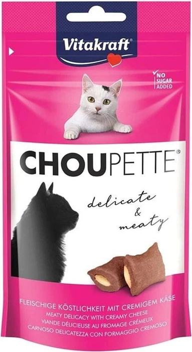 Vitakraft Choupette Fleischige Köstlichkeit, mit cremigem Käse, 40g