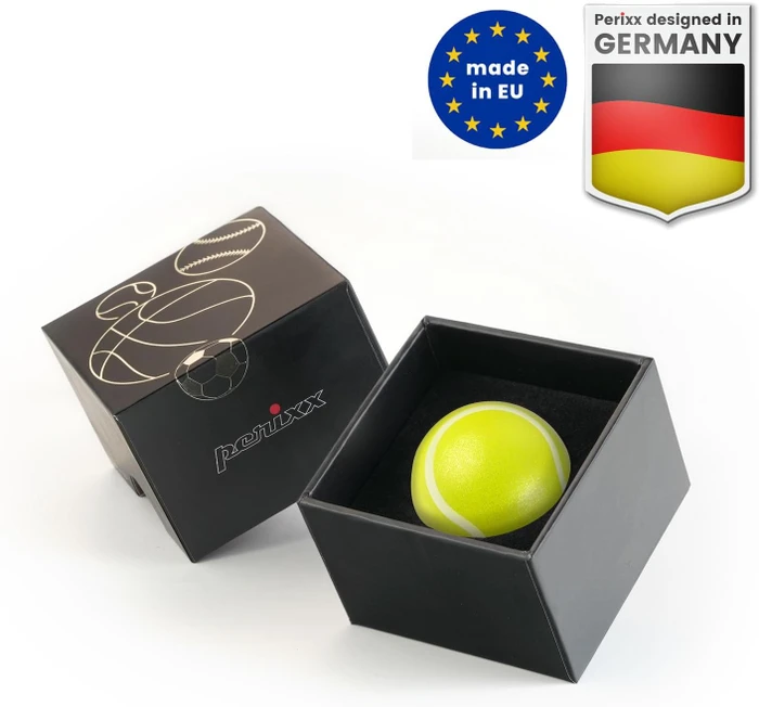 Perixx PERIPRO-303TNB 34mm für Perimice und Logitech M570, Ersatz-Trackball, Tennisball, gelb/weiß