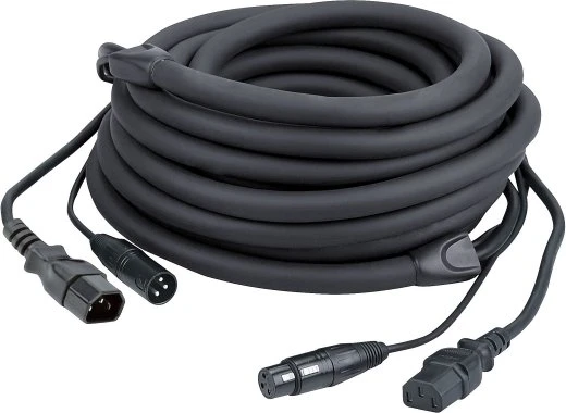 DAP Audio FP12 - IEC/XLR M - IEC/XLR F, 3m blau