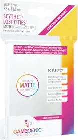 Gamegenic Matte Board Game Sleeves Magenta transparent, 60 Stück