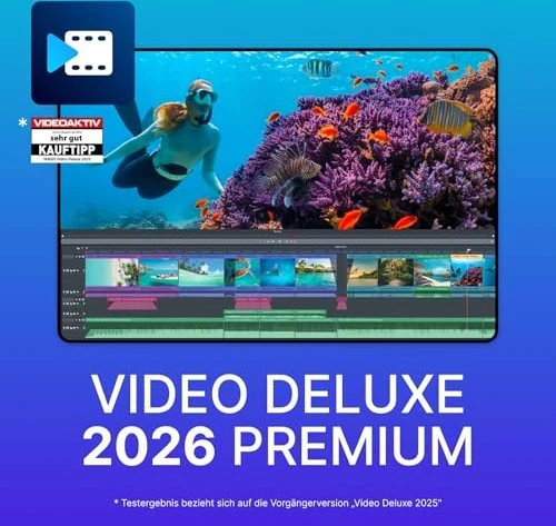 Magix Video DeLuxe 2026 Premium, ESD (deutsch) (PC)