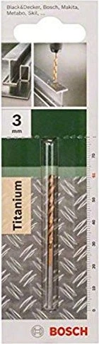 Bosch DIY HSS-TiN Metallbohrer, 3x33x61mm, 1 Stück