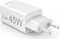 Hama GaN Schnellladegerät, USB-C/USB-A, 1x USB-C + 1x USB-A, 45W, weiß Vorschaubild
