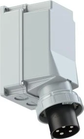 PCE CEE-Wandgerätestecker 125A 5p 7h IP67 POWER TWIST