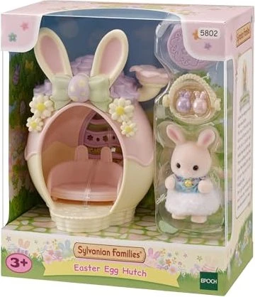 Epoch Sylvanian Families - Sets mit Figuren und Möbeln - Babyhasen Osterspaß Spielset