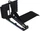 Lian Li Riser Card Vertical GPU Kit, inkl. PCI-Slot Blende für Lian Li, gewinkelt, PCIe 5.0, 200mm, schwarz (VG4-5-V4X)