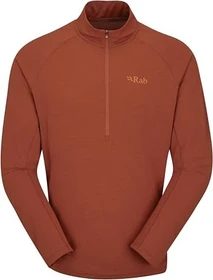 Rab Sonic LS Zip Funktionsshirt langarm red clay (Herren)