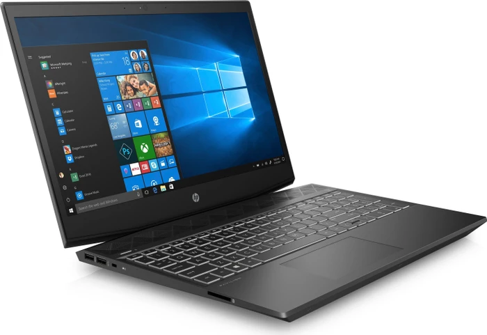 HP Pavilion 15-cx0201ng, Shadow Black/Chrome, Core i7-8750H, 16GB RAM, 128GB SSD, 1TB HDD, GeForce GTX 1050, DE