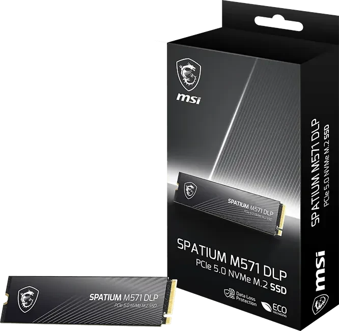 MSI Spatium M571 DLP 2TB, M.2 2280 / M-Key / PCIe 5.0 x4