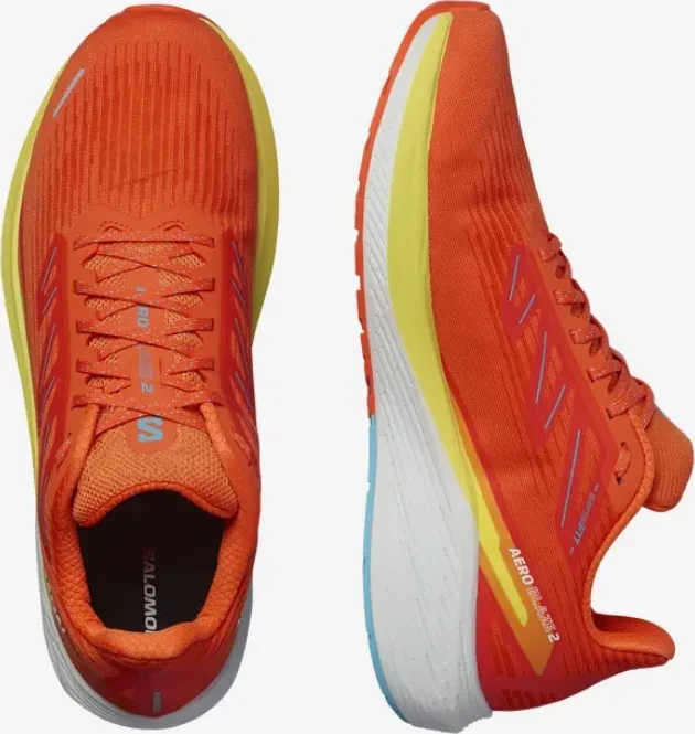 Salomon Aero Blaze 2 dragon fire/sulphur spring/white (Herren)