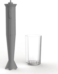 Alessi Plissé Stabmixer grau