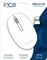 Inca IWM-241RB Wireless Mouse weiß, USB Vorschaubild